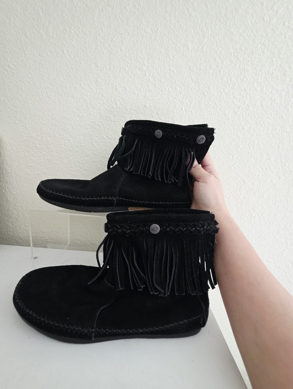 Sketchers | Ankle Fringe  Bootie Moccasins